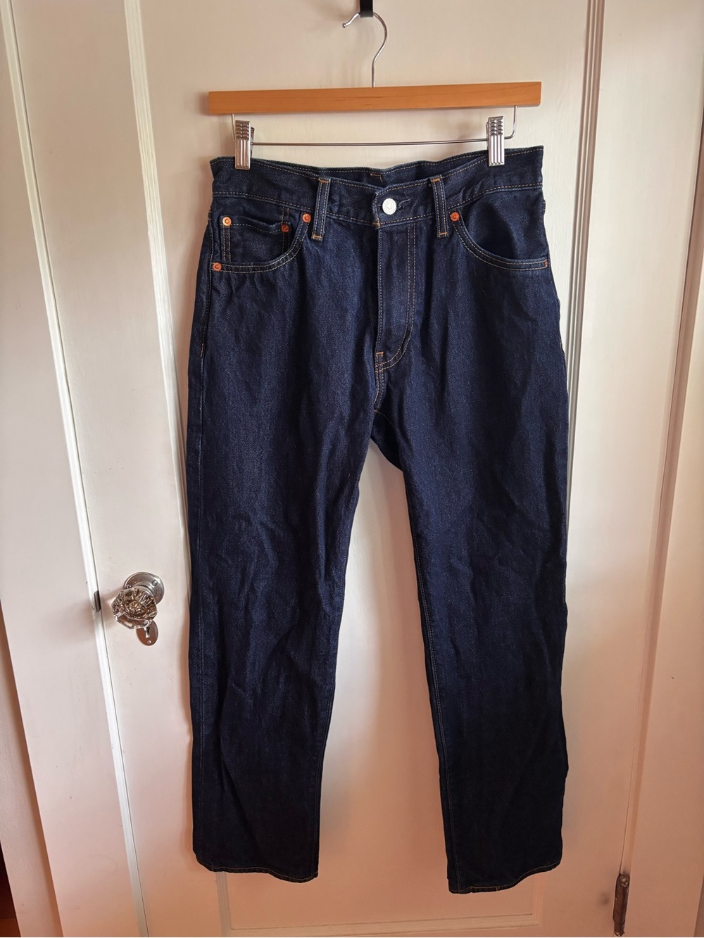 Levi's Dark 555 Dark Blue Straight Men's Jeans